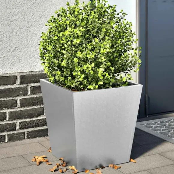 vidaXL plantekrukker 2 stk. 40x40x40 cm galvaniseret stål