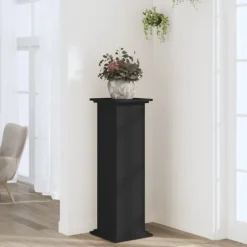 vidaXL plantestativ 33x33x100 cm konstrueret træ sort