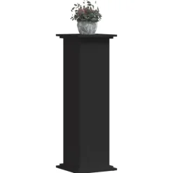 vidaXL plantestativ 33x33x100 cm konstrueret træ sort