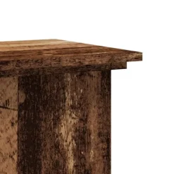 vidaXL plantestativ 33x33x100 cm konstrueret træ gammelt trælook