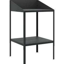 vidaXL plantestativ 56,5x54,5x100 cm galvaniseret stål antracitgrå - Planteborde