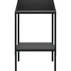 vidaXL plantestativ 56,5x54,5x100 cm galvaniseret stål antracitgrå - Planteborde