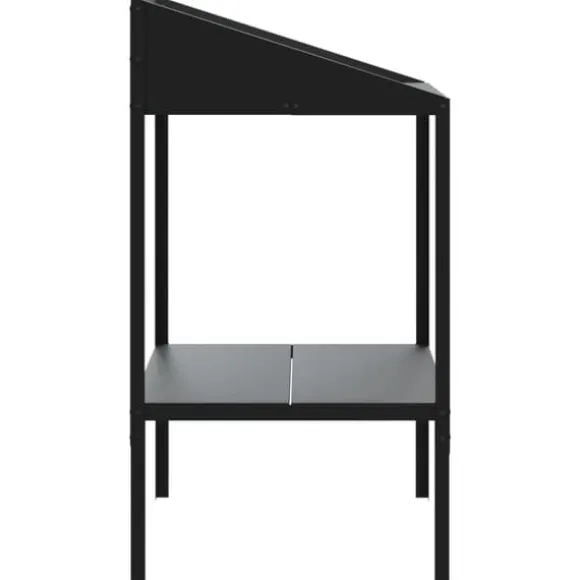 vidaXL plantestativ 56,5x54,5x100 cm galvaniseret stål antracitgrå - Planteborde
