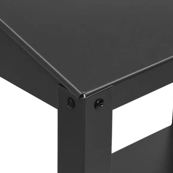 vidaXL plantestativ 56,5x54,5x100 cm galvaniseret stål antracitgrå - Planteborde