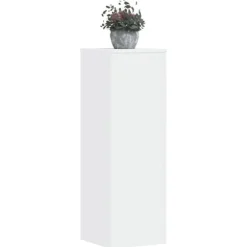 vidaXL plantestativ 33x33x100 cm konstrueret træ hvid