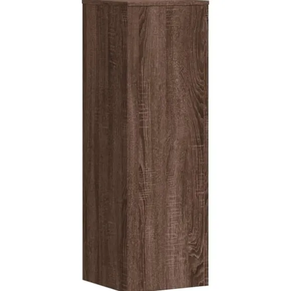 vidaXL plantestativ 33x33x100 cm konstrueret træ brun egetræsfarve
