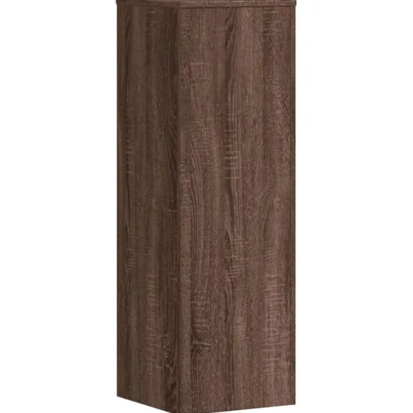 vidaXL plantestativ 33x33x100 cm konstrueret træ brun egetræsfarve