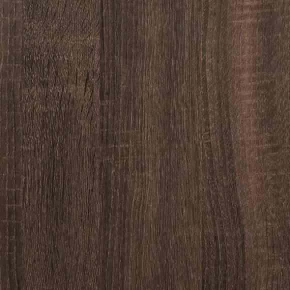 vidaXL plantestativ 33x33x100 cm konstrueret træ brun egetræsfarve