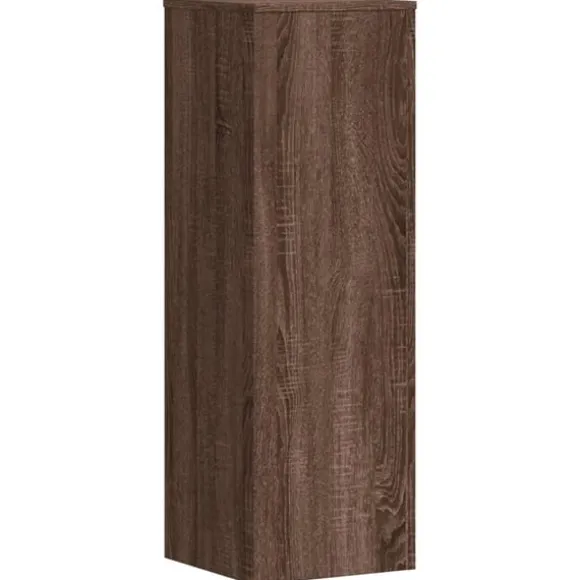 vidaXL plantestativer 2 stk. 33x33x100 cm konstrueret træ brunt eg