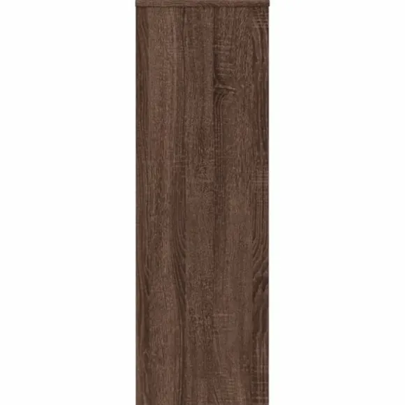 vidaXL plantestativer 2 stk. 33x33x100 cm konstrueret træ brunt eg