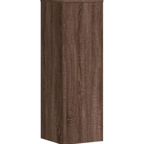 vidaXL plantestativer 2 stk. 33x33x100 cm konstrueret træ brunt eg