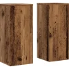 vidaXL plantestativer 2 stk. 30x30x70 cm konstrueret træ antikt træ