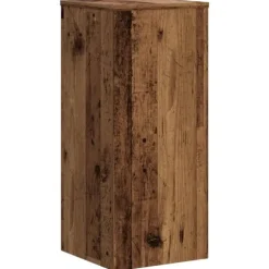 vidaXL plantestativer 2 stk. 30x30x70 cm konstrueret træ antikt træ