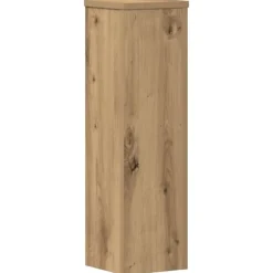 vidaXL plantestativer 2 stk. 17x17x60 cm konstrueret træ egetræsfarvet