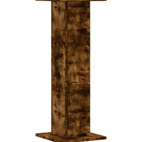 vidaXL plantestativer 2 stk. 30x30x80 cm konstrueret træ røget eg