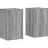 vidaXL plantestativer 2 stk. 30x30x50 cm konstrueret træ grå sonoma-eg