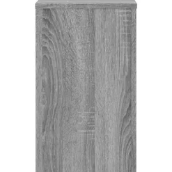 vidaXL plantestativer 2 stk. 30x30x50 cm konstrueret træ grå sonoma-eg