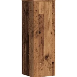 vidaXL plantestativer 2 stk. 33x33x100 cm konstrueret træ antikt træ