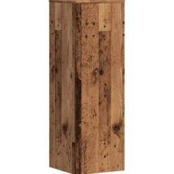 vidaXL plantestativer 2 stk. 33x33x100 cm konstrueret træ antikt træ