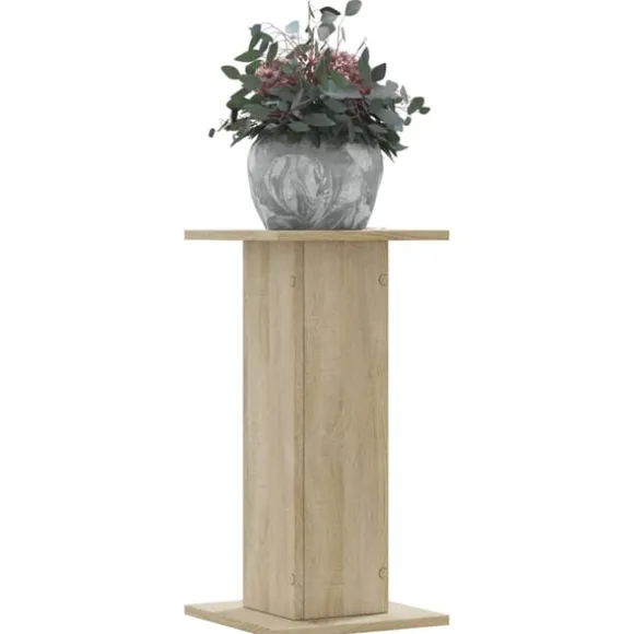 vidaXL plantestativer 2 stk. 30x30x60 cm konstrueret træ sonoma-eg