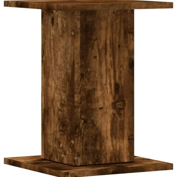 vidaXL plantestativer 2 stk. 30x30x40 cm konstrueret træ røget eg