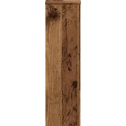 vidaXL plantestativer 2 stk. 17x17x60 cm konstrueret træ antikt træ