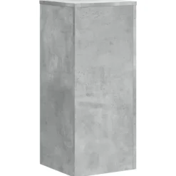 vidaXL plantestativer 2 stk. 30x30x70 cm konstrueret træ betongrå