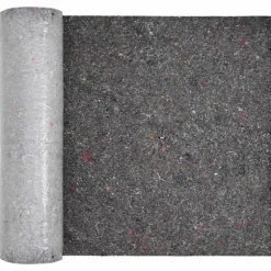 vidaXL Pool Fleece Grå 1 x 10 m Polyester og bomuld