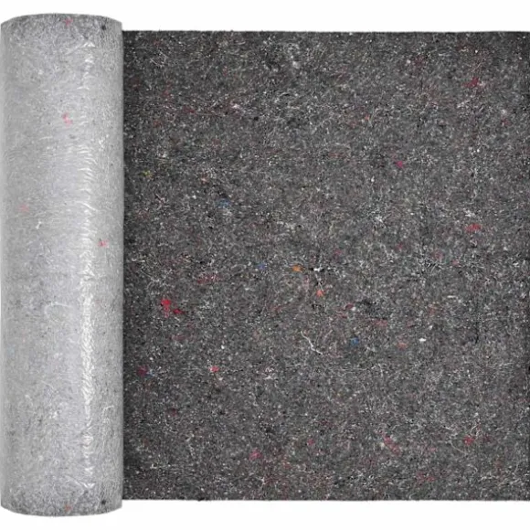 vidaXL Pool Fleece Grå 1 x 25 m Polyester og bomuld