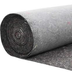 vidaXL Pool Fleece Grå 1 x 25 m Polyester og bomuld