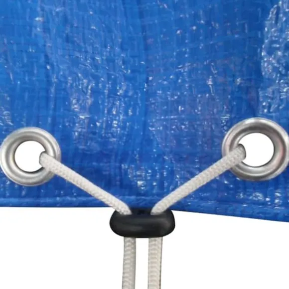 vidaXL poolovertræk 2 stk. 540 cm 90 g/m² PE rundt - Poolovertræk