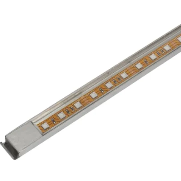 vidaXL rektangulær vandfaldsfontæne med LED-lys rustfrit stål 30 cm - Fontæner
