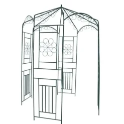 vidaXL rosenbue 250 cm mørkegrøn - Havebuer, espalierer & pergolaer