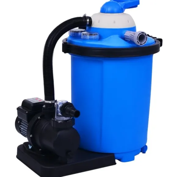 vidaXL sandfilterpumpe med timer 550 W 50 l