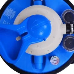 vidaXL sandfilterpumpe med timer 550 W 50 l