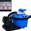 vidaXL sandfilterpumpe med timer 450 W 25 l