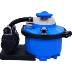 vidaXL sandfilterpumpe med timer 450 W 25 l