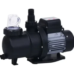 vidaXL sandfilterpumpe med timer 450 W 25 l