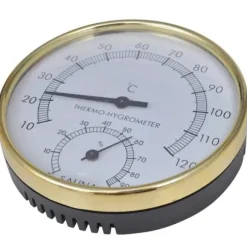 vidaXL saunatilbehør 5 dele spand ske timeglas termohygrometer - Saunatilbehør