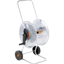 vidaXL slangetromle til 60 m 1/2" slange stål - Opbevaring af haveslanger