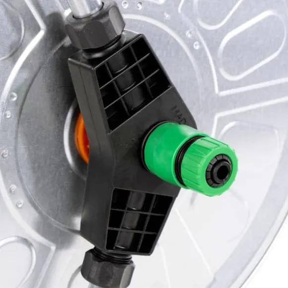 vidaXL slangetromle til 60 m 1/2" slange stål - Opbevaring af haveslanger