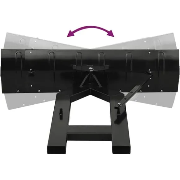 vidaXL sneplov til gaffeltruck 150x38 cm sort - Sneskovle