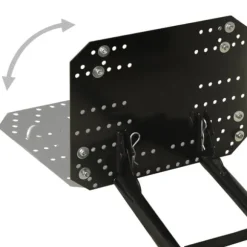 vidaXL snerydder til ATV 115x38 cm sort - Sneskovle