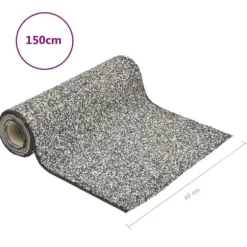 vidaXL stenfolie 150x40 cm grå - Fontæner & havedamme – tilbehør