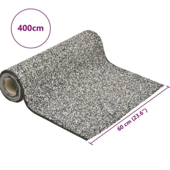 vidaXL stenfolie 400x60 cm grå - Fontæner & havedamme – tilbehør