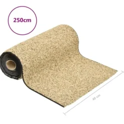 vidaXL stenfolie 250x40 cm naturligt sand - Fontæner & havedamme – tilbehør