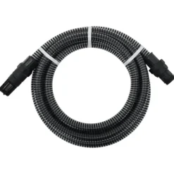 vidaXL sugeslange med messingkoblinger 1" 10 m PVC sort - Haveslanger
