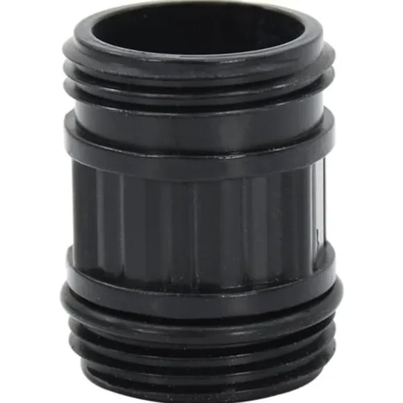 vidaXL sugeslange med messingkoblinger 1" 10 m PVC sort - Haveslanger
