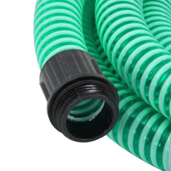 vidaXL sugeslange med messingkoblinger 1,1" 7 m PVC grøn - Haveslanger