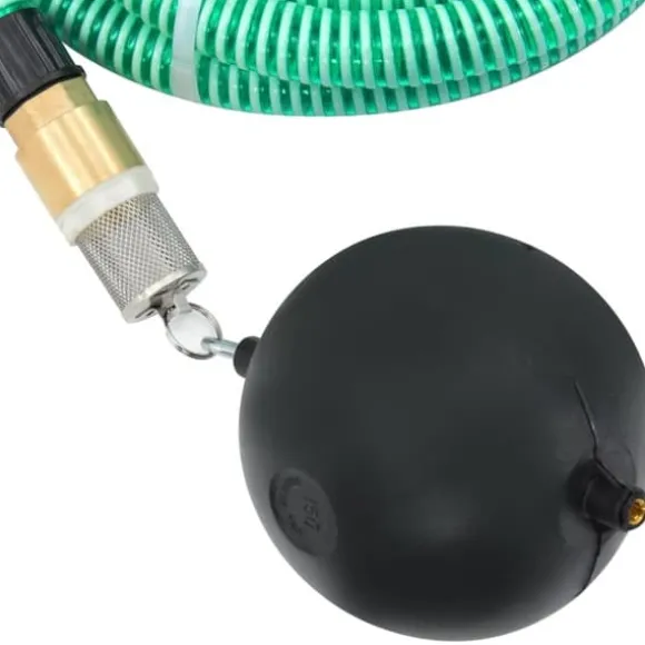 vidaXL sugeslange med messingkoblinger 1,1" 7 m PVC grøn - Haveslanger